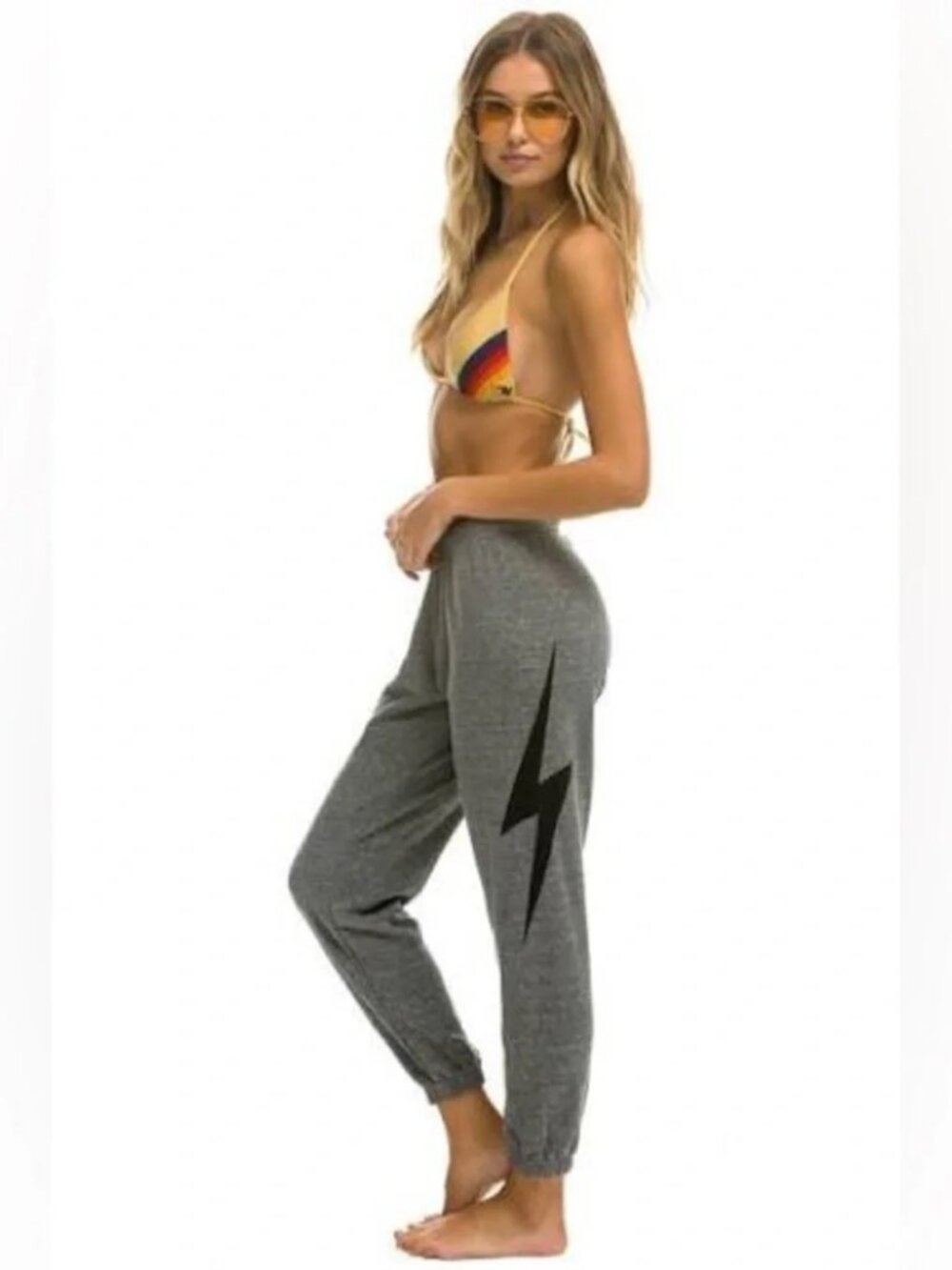 AVIATOR NATION Lightning Bolt Sweatpants Size XS Aviator Nation Jogger